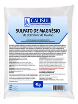 Sulfato De Magnésio - Sal Amargo - Sal De Epsom - 4 Kg