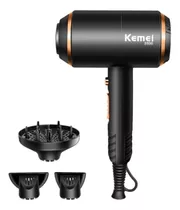 Secador De Pelo Kemei Km-8896 Negro 110v/220v