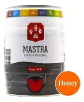 Barril De Cerveza Mastra Artesanal, Mini Chopp, 5 Litros, 5% Alcohol - Estilo Honey