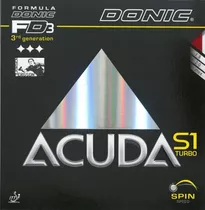 2x Borrachas Tênis De Mesa Donic Acuda S1 Turbo + Cola 30ml 