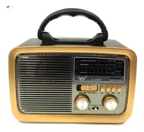 Radio Am Fm Sw Retro Pilha E Energia 110/220v Usb Cor Vermelho 110v/220v