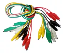 Cables Caimán Juego De 10 Unidades De Doble Punta