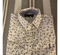 Camisa Entallada Con Manga 3/4