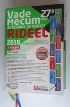 Vade Mecum Acadêmico De Direito Rideel 2018