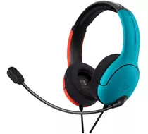 Pdp Auricular Para Switch Lvl40 C/cable Azul/rojo - Sniper