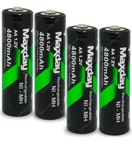 Pilas Baterías Recargables Aa 4800mah Nominales Blister X4