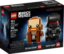 Lego Brick Headz Star Wars Obi-wan Kenobi Y Darth Vader40547