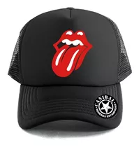 Gorras Trucker Rolling Stones Logo Remeras Canibal