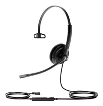 Headset Com Fio Yealink Modelo Uh34 Lite Mono Teams