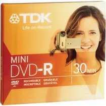 Mini Dvd-r Tdk Grabables X 20u 1.4gb 60 Min Lp Filmadoras