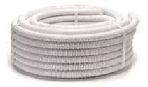 Rollo De Caño Corrugado Blanco Ignifugo 3/4 Electricidad Pvc