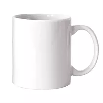 Taza De Ceramica Blanca Mug Jarro 310 Ml Grupo Dos 