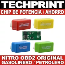 Chip Auto Nitro Eco Obd2 Potencia Hp Ahorro Gasolina Diesel