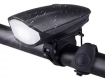 Luz Led Recargable Bicicleta Scooter Patin 250lm + Claxon