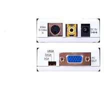 Conversor De Video Compsto Rca/ S-vhs X Vga Scaler Cm-398