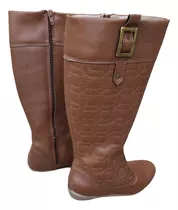 Botas Ecocuero Marrón 