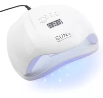 Cabina Uñas Profesional Uv Led 54w Sun X Semi-gel-acrilico Color Blanco