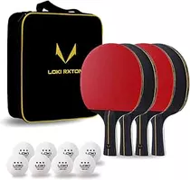 Raquetas Ping Pong Profesional Loki Rxton, Aprobado Ittf 