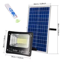 Reflector Led  C/panel Solar 300 Watts Potencia