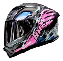 Casco Hax Integral Force Thunder Pink