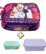 Kit X3 Lunchera Termica Soy Luna + 2tapers De 1200ml Y 650ml