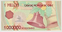 Billete Chile Prueba De Impresion Casa Moneda Navideño (c85)