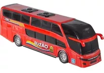 Ônibus De Brinquedo Grande Buzão 45cm 2 Andares 