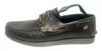 Nautico Boating Hombre New Harbour Marrón Zapato Mocasin 