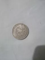 Moneda De 25 Centavos De Guatemala Del Año 1968
