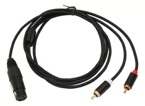 Cable Xlr A Divisor, Doble Hembra, De Baja Pérdida, Silencio