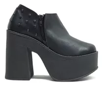 Botas Mujer Taco Palo Charol Borcego Botita Moda Zapato  