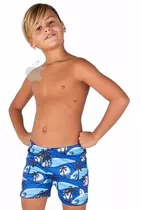 Malla Short Natacion Niños Estampado Quickly 1484