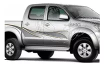 Calco Grafica Toyota Hilux Todas 2010-2015 Degrade Puntitos