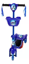 Brinquedo Patinete Infantil Pj Mask 3 Rodas Com Luz E Som Cor Azul Pj Masks