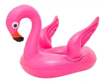 Boia Flamingo Bote Piscina + Brinde Pezinho Infantil Meninas