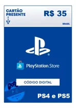 Cartão Playstation Store 35 Reais - Envio Imediato Psn Store