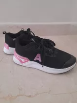 Zapatillas Usadas Negras 33 Addnice Niña, De Tela, Poco Uso