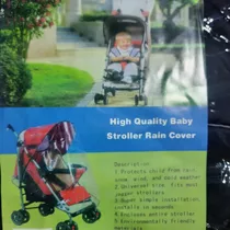Cubre Coche Full Impermeable Protector Bebe Lluvia Viento