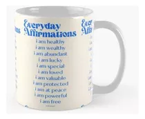 Taza Afirmaciones Cotidianas, Espiritualidad, Cita Espiritua