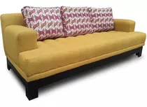 Sofa 3 Puestos Moderno Mueble Minimalista 