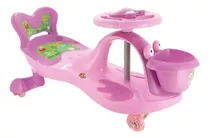 Carrinho Rolimã Animais Divertidos Rosa C/led Zippy Toys 
