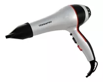 Secador De Pelo Profesional New Eco Ion 3200 Teknikpro Con Color Gris