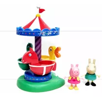 Peppa Pig Parque Diversão Carrossel Dtc 20 Cm 