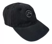 Gorra Salpa Negra Denim Con Visera