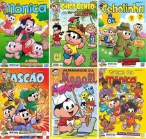  Turma Da Mônica Kit Com 15 Gibis Novos Sem Repetição