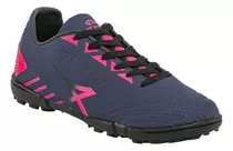 Botin Athix Futbol Hombre Kick Tf Marino-rosa Cli