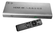 Segmentador De Pantallas 8 X 1 Hdmi Multi-view 1080p