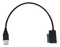 Cabo Adaptador Usb Para Slimline Sata Cd Dvd Rom Notebook