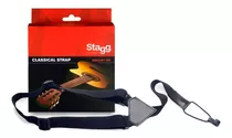 Correa Stagg Sncl001bk Simple Para Boca De Guitarra Clasica O Criolla