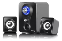 Parlante Woofer Micronics Killer Led Azul 2.1